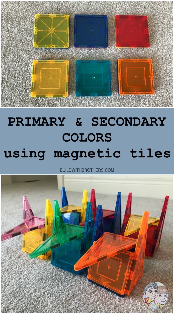 Read more about the article Primary colors secondary colors using magnetic tiles